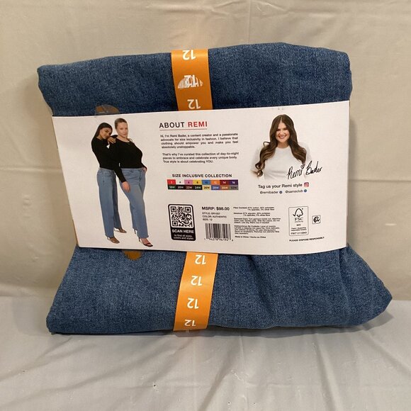 Edited by Remi‎ Bader Women's Loose Straight Jean - Picture 5 of 6